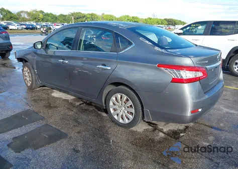 2015 Nissan Sentra S из США, поврежденный, VIN 3N1AB7AP8FY381746